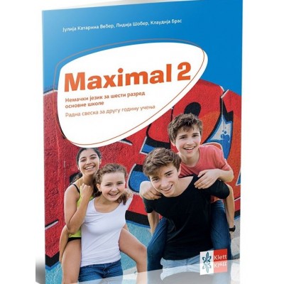 Maximal 2 - radna sveska + cd, nemački jezik za 6...