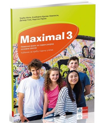 Nemački jezik 7, udžbenik „Maximal 3“ + CD za sedmi razred NOVO Nemački jezik 7, udžbenik „Maximal 3“ + CD za sedmi razred NOVO